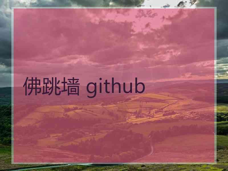 佛跳墙 github