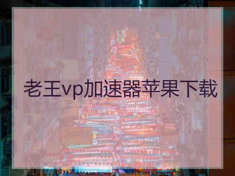 老王vp加速器苹果下载