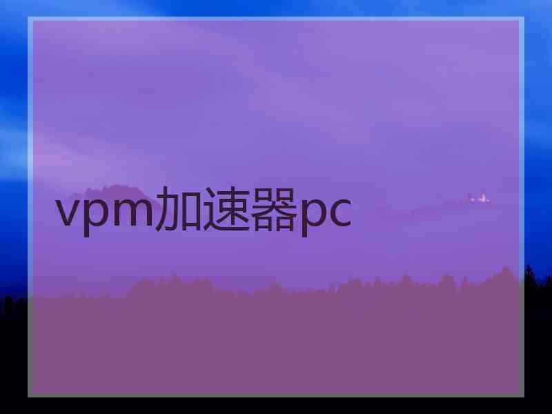 vpm加速器pc