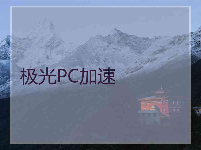 极光PC加速