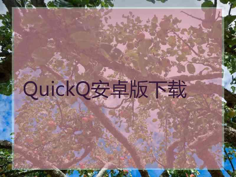 QuickQ安卓版下载