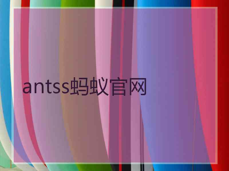 antss蚂蚁官网