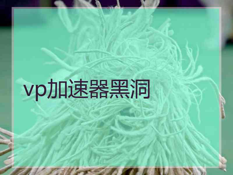 vp加速器黑洞