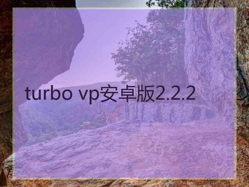 turbo vp安卓版2.2.2