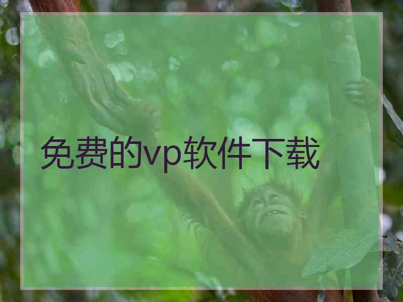 免费的vp软件下载