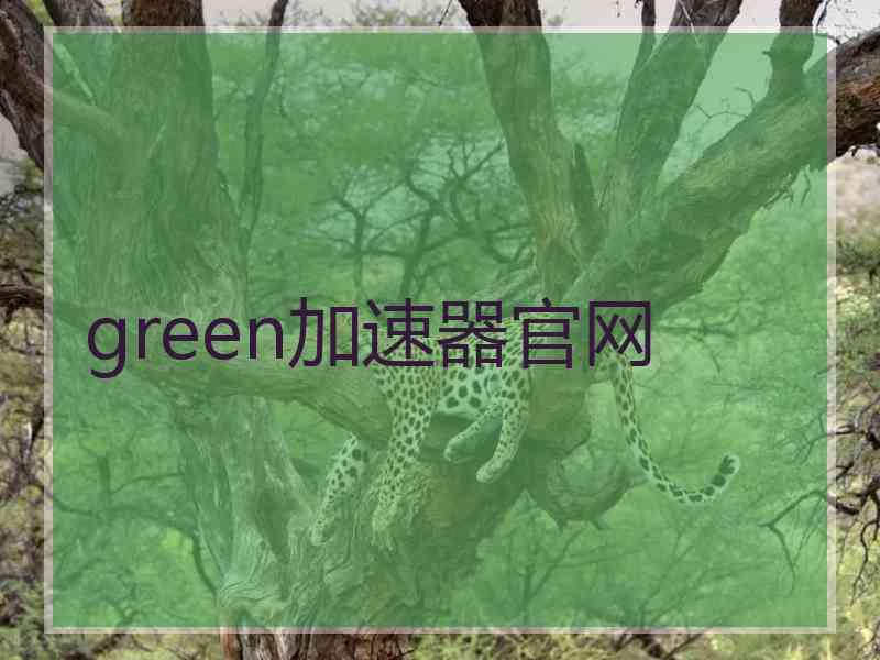 green加速器官网