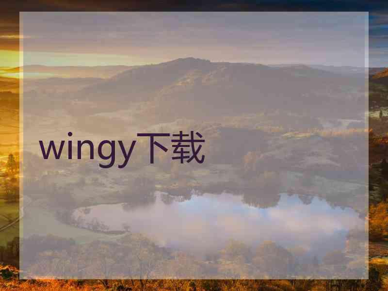 wingy下载