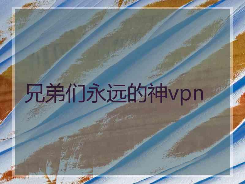 兄弟们永远的神vpn