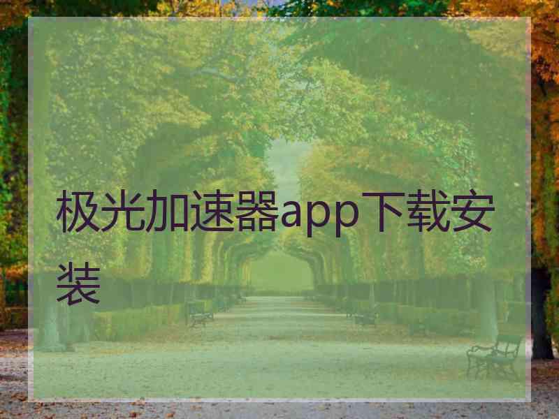 极光加速器app下载安装