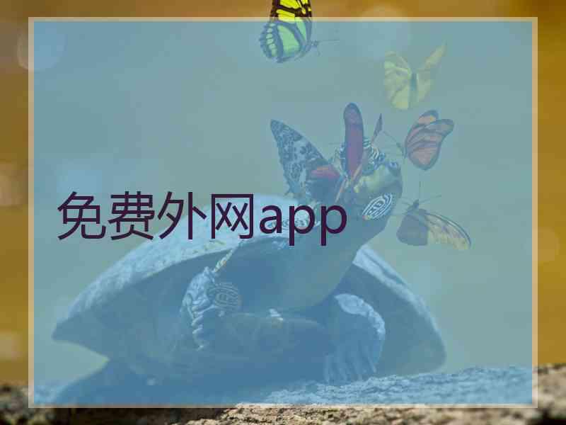 免费外网app