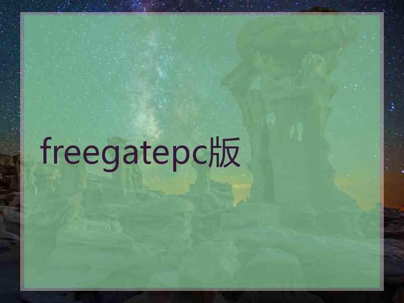 freegatepc版