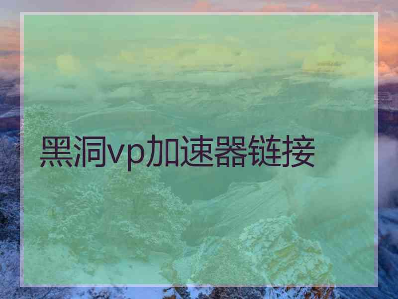 黑洞vp加速器链接