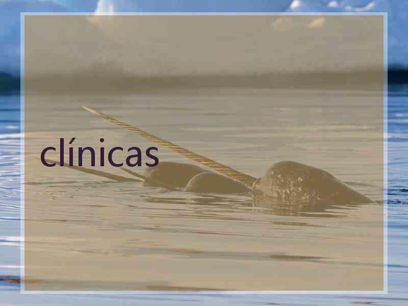 clínicas