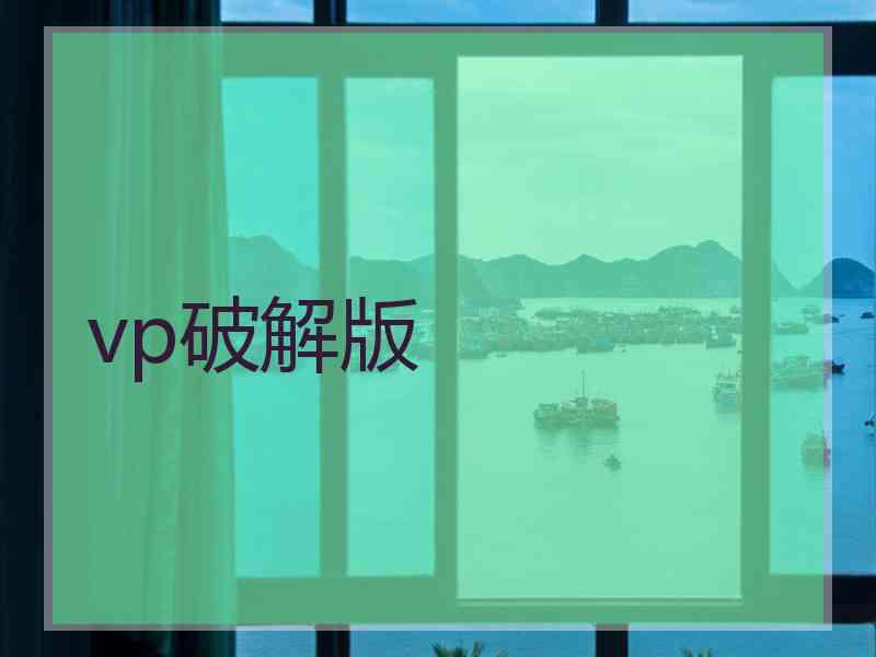 vp破解版