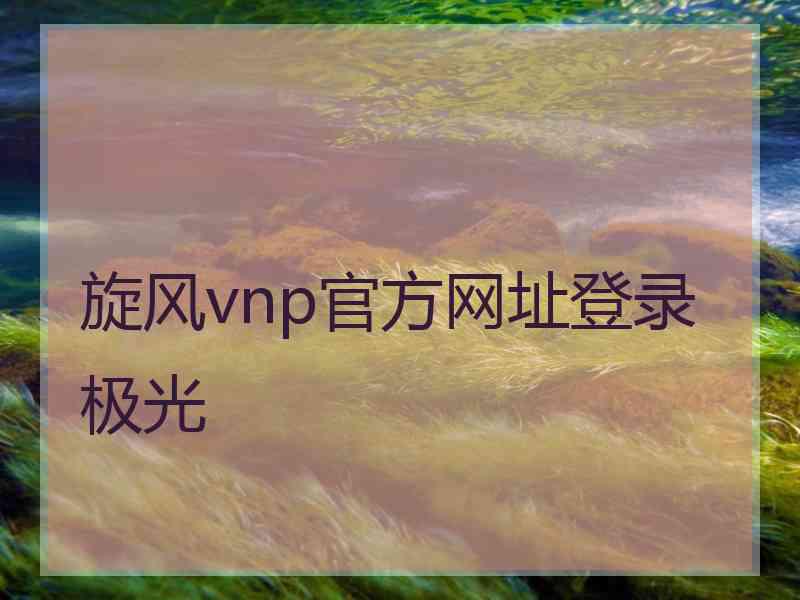 旋风vnp官方网址登录极光