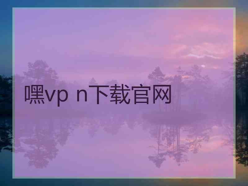 嘿vp n下载官网