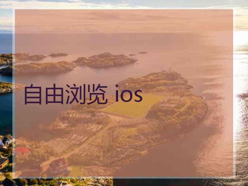 自由浏览 ios