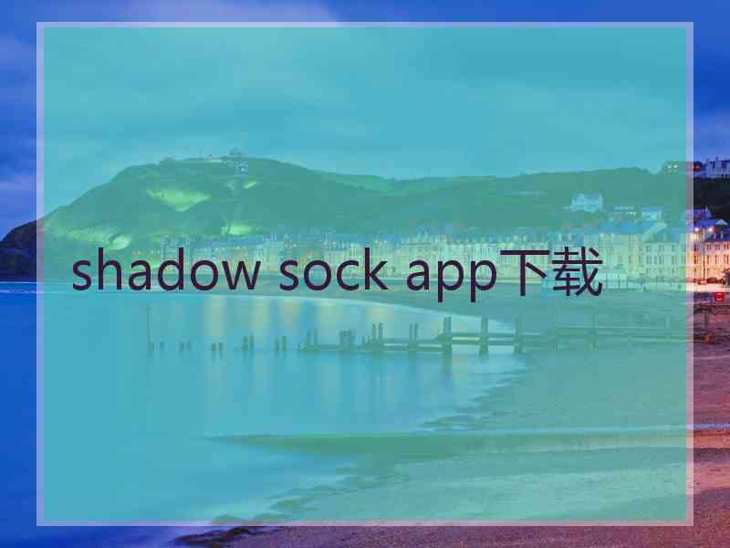 shadow sock app下载