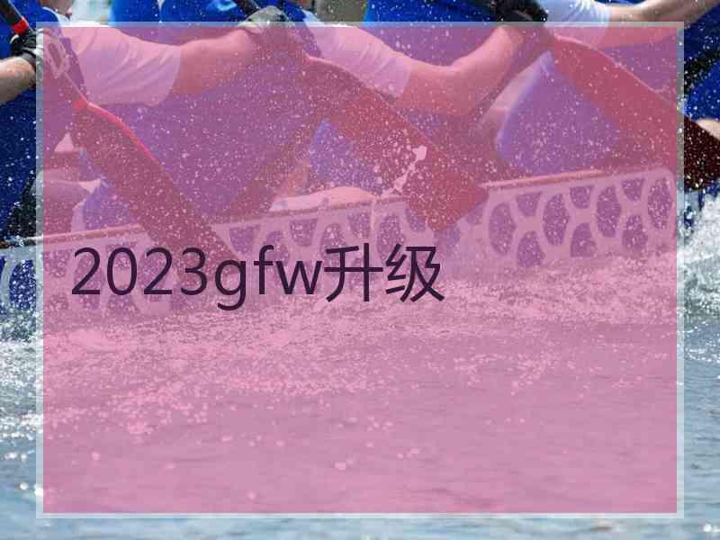 2023gfw升级