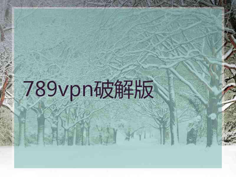 789vpn破解版