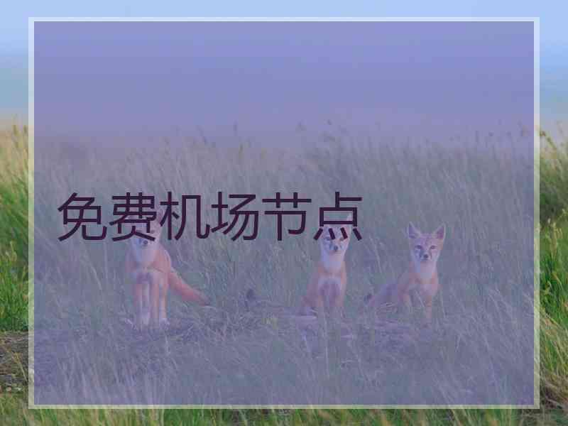 免费机场节点