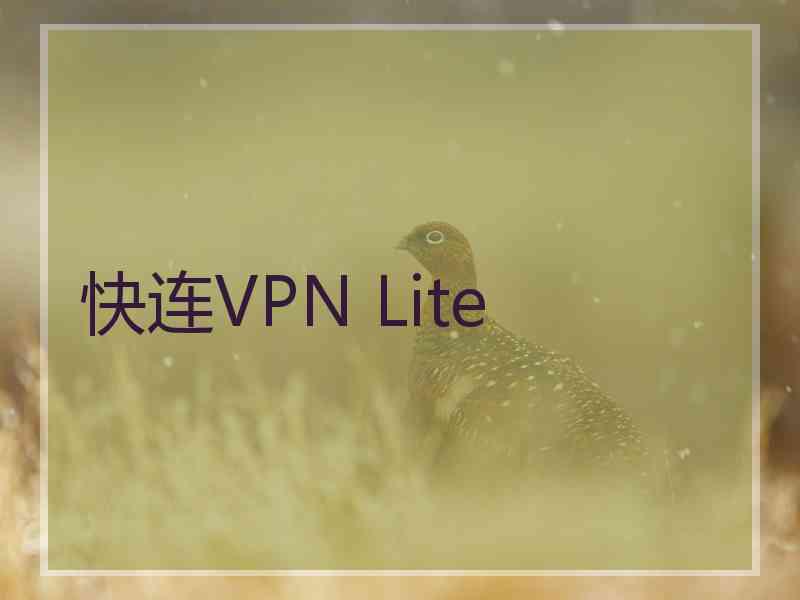 快连VPN Lite