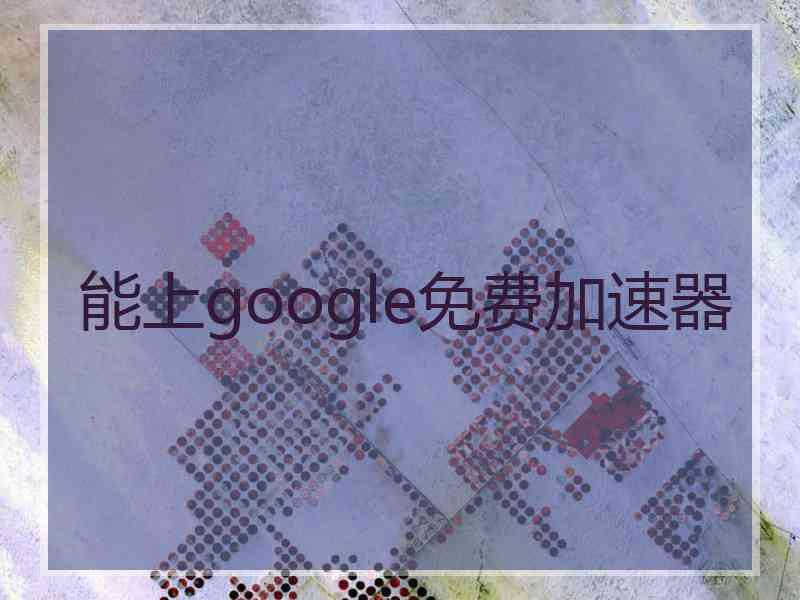 能上google免费加速器