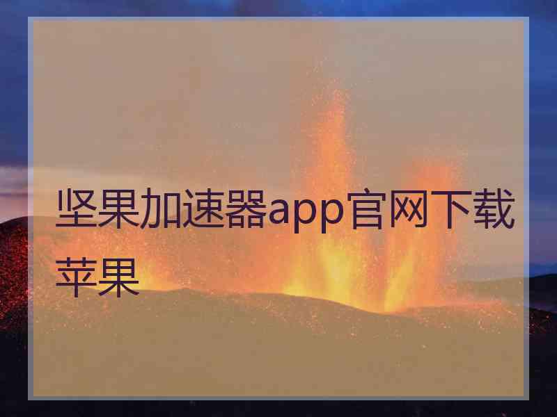 坚果加速器app官网下载苹果