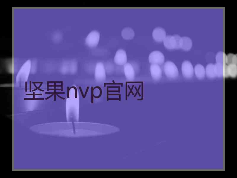 坚果nvp官网