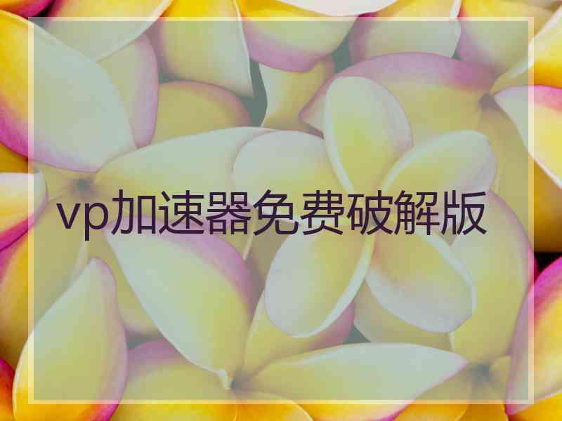 vp加速器免费破解版