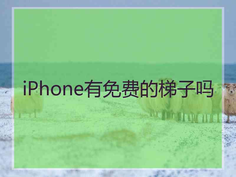 iPhone有免费的梯子吗