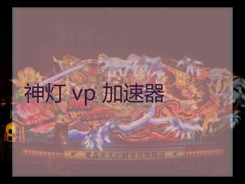 神灯 vp 加速器