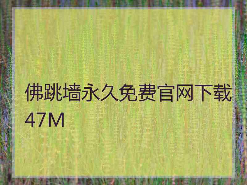 佛跳墙永久免费官网下载47M