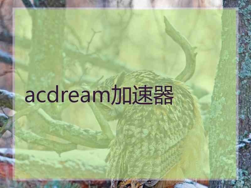 acdream加速器