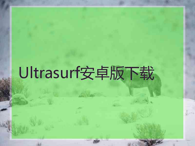 Ultrasurf安卓版下载