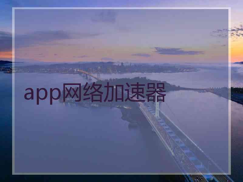 app网络加速器