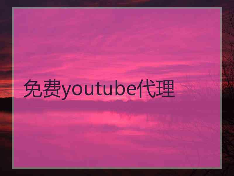 免费youtube代理