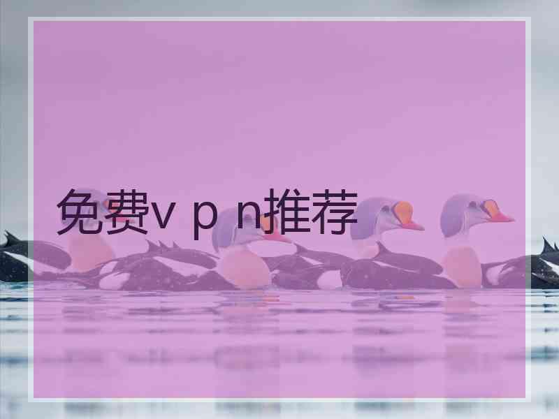 免费v p n推荐