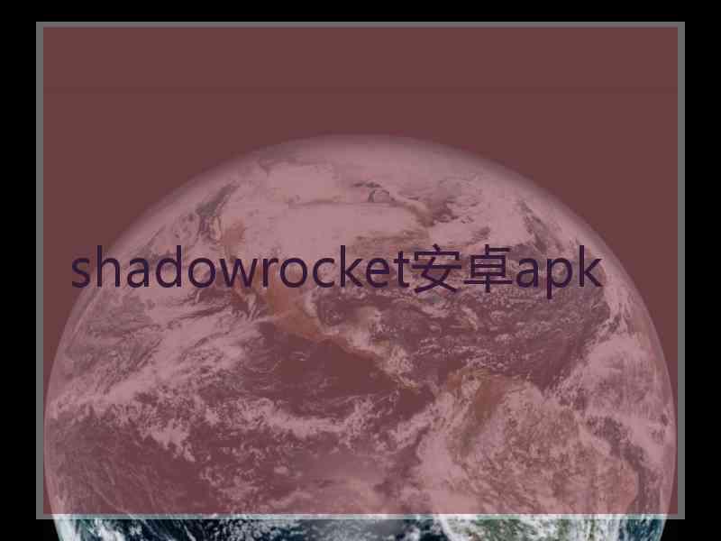 shadowrocket安卓apk