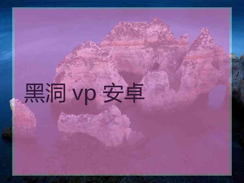 黑洞 vp 安卓