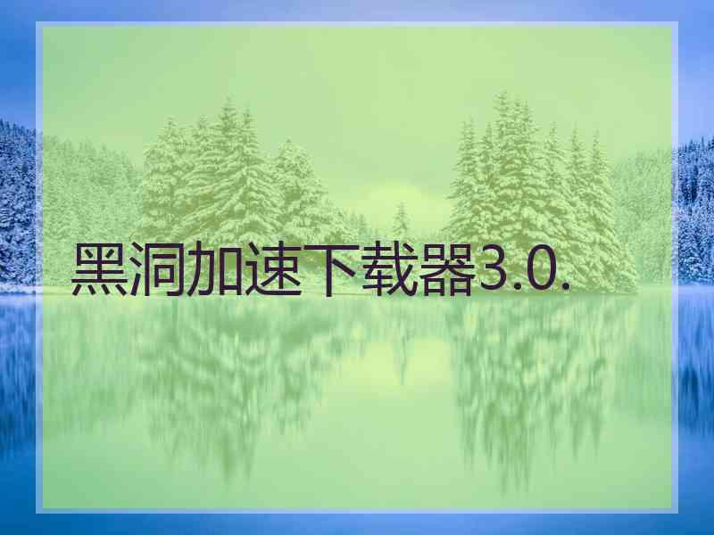 黑洞加速下载器3.0.