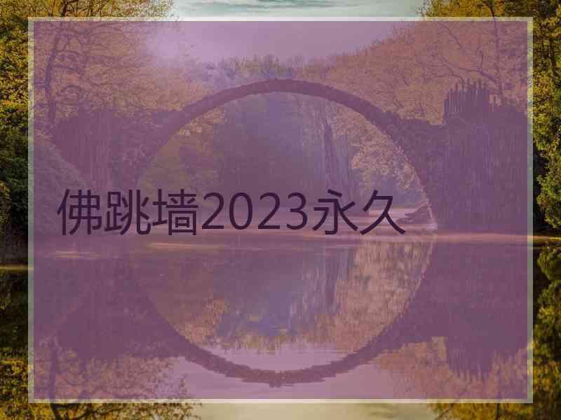 佛跳墙2023永久