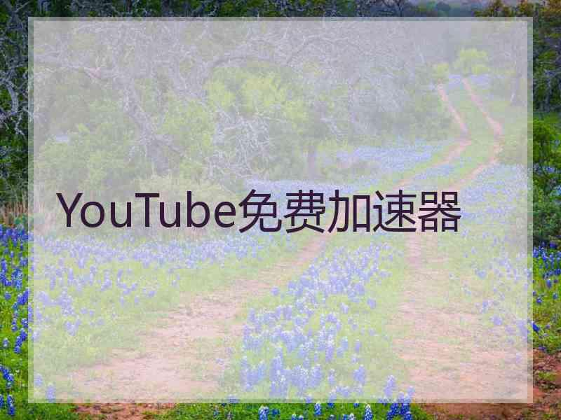 YouTube免费加速器