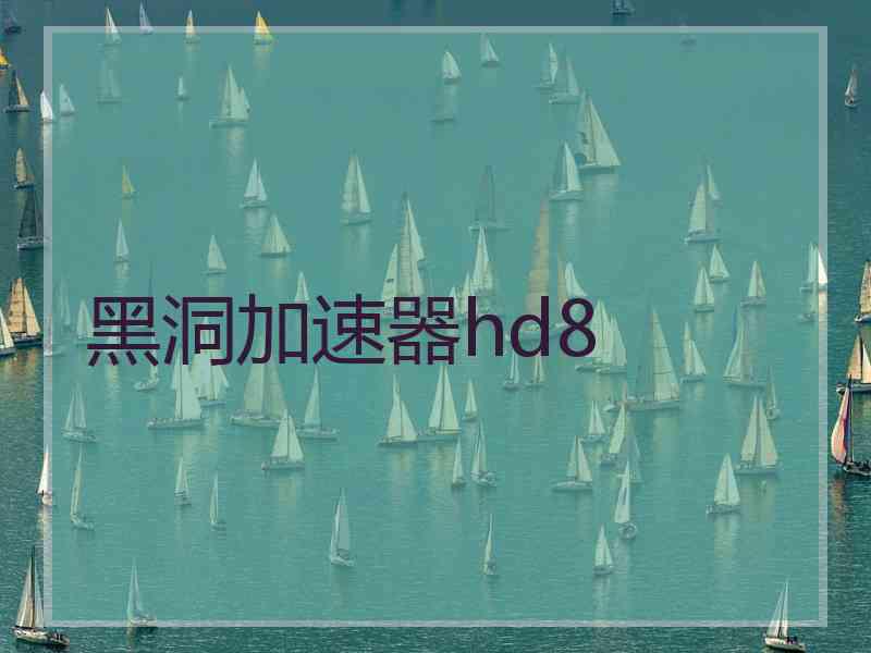 黑洞加速器hd8