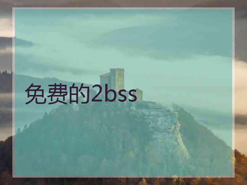 免费的2bss