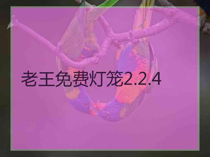 老王免费灯笼2.2.4